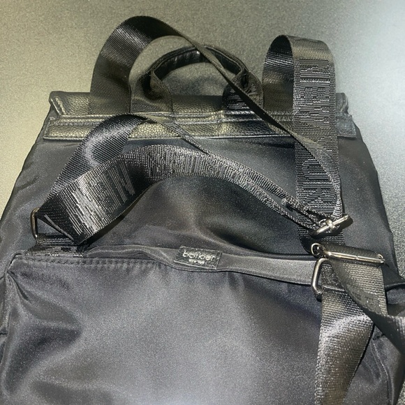 Botkier New York Black Nylon  Backpack Purse 12x15 Medium  (3) - Picture 2 of 3